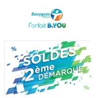 2ème démarque : Des smartphones soldés à plus de 60% avec forfait B&You