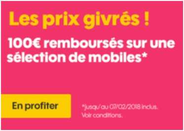 Soldes hiver 2018 : SOSH rembourse 100 euros sur trois Smartphones à petit prix 