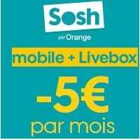 Dernier jour pour profiter de la promotion sur les offres Livebox et mobile chez Sosh !