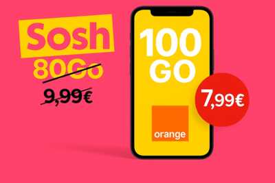 promo 100go face a sosh 80go sur reseau orange