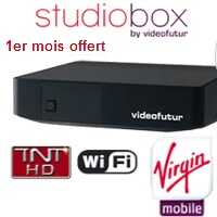 Pas de TV par ADSL : Virgin Mobile propose la Studio Box Videofutur !