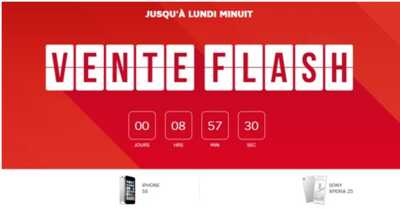 iPhone 5s et Xperia Z5 en vente flash jusqu’à ce soir minuit chez SFR !