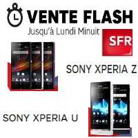 Plus que quelques heures pour profiter des promos SFR sur le Xperia Z et Xperia U 