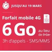 Moins de 2 jours pour profiter du forfait 3H avec 6Go à moins de 15€ chez Virgin !
