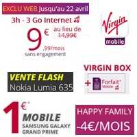 Découvrez les bons plans actuels à ne pas rater pour votre forfait mobile, Smartphone et Box chez Virgin !