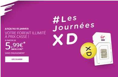 Virgin Mobile : les journées XD expirent bientôt !