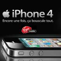 Obtenez le meilleur tarif pour l'iPhone 4 chez Virgin Mobile