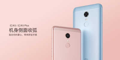 Xiaomi Redmi 5 et Redmi 5 Plus : Un design borderless et un écran 18:9