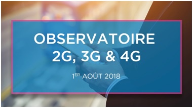Observatoire 4G (ANFR) : Le bilan du mois de Juillet