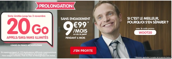 La Série Limitée 20Go NRJ Mobile s'arrête ce soir ... 