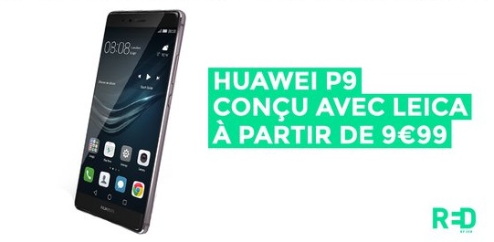 RED By SFR : Le smartphone Huawei P9 à prix RED 
