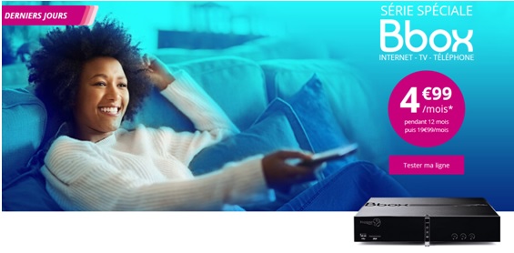 La Série Spéciale Bbox à moins de 5 euros par mois s'arrête ce soir chez Bouygues Telecom