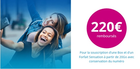 Jusqu'à 220 euros remboursés chez Bouygues Telecom jusqu'à dimanche