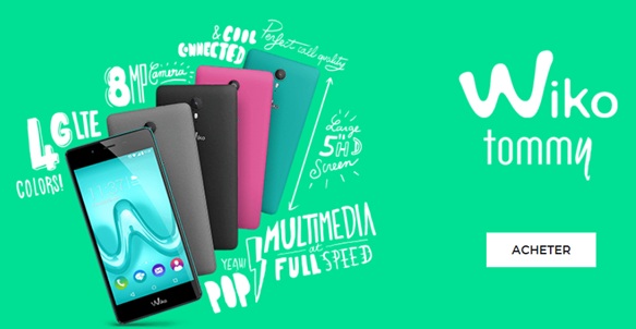 Craquez pour le nouveau Wiko Tommy chez RED by SFR