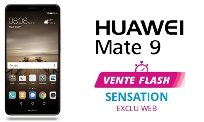 Huawei Mate 9 : Dernières heures pour saisir la vente flash Bouygues Telecom