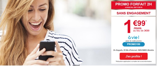 PROMO : Le forfait 2H à moins 2 euros par mois chez Auchan Telecom