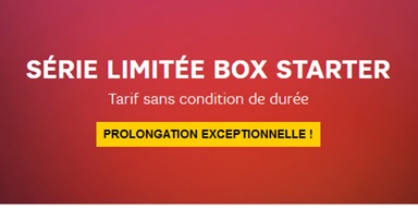 Tout savoir sur la Série Limitée Box Starter de SFR à 19.99 euros à VIE