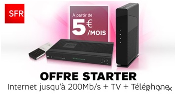 La Box Starter de SFR à prix promo en vente privée