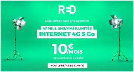 L'opérateur RED by SFR lance une nouvelle vente privée