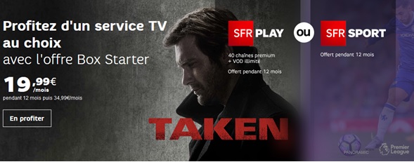 La Box Très Haut Débit Starter à 19.99 euros par mois chez SFR