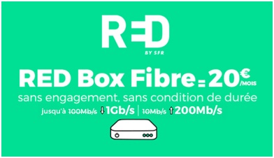 Fibre sans engagement : Ne ratez pas l'offre RED by SFR