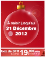 Offre de Noël : La Box de SFR à partir de 19.99€