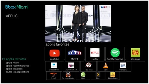 applis TV Bbox Miami