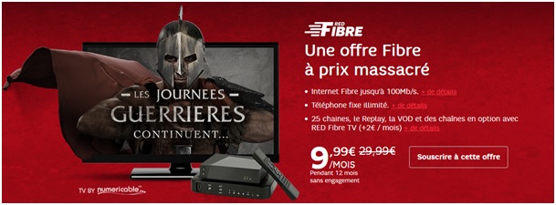 red fibre à 9.99€