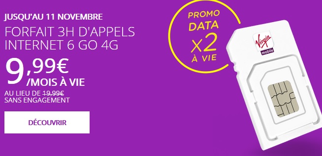 Virgin Mobile met le paquet : Double promo sur un forfait mobile !