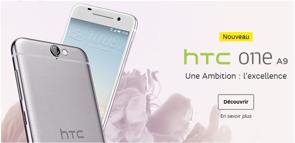 Le HTC One A9 est déjà en promo chez SFR avec le forfait Power 5Go !