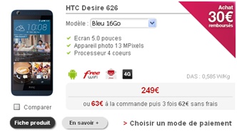 HTC Desire 626