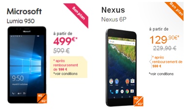 Nexus 6P Lumia 950