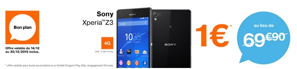 Sony Xperia Z3 Orange