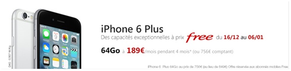iphone 6 plus free mobile