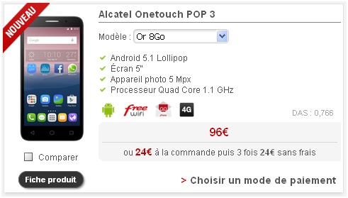 Alcatel Pop 3