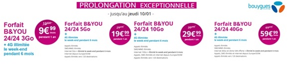 Promotion Noël Bouygues Telecom