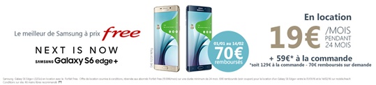 70€ Samsung Galaxy S6 edge +