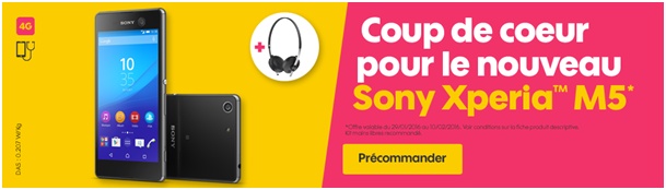 Sony Xperia M5 Précommande