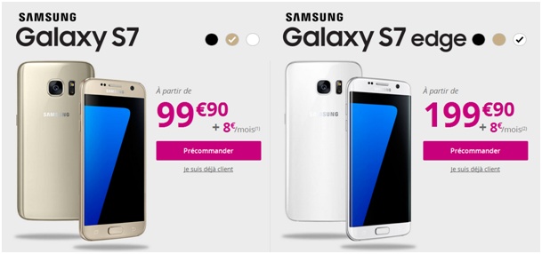 Bouygues Telecom Galaxy S7