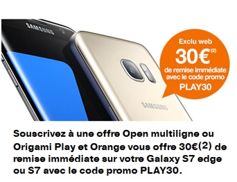 Orange Samsung Galaxy S7