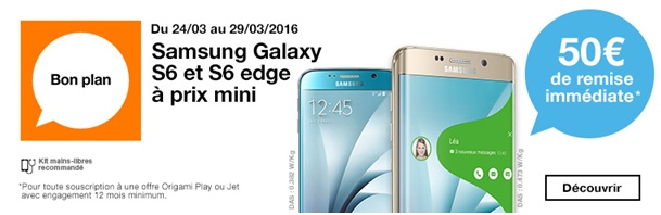 Orange Samsung Galaxy S6