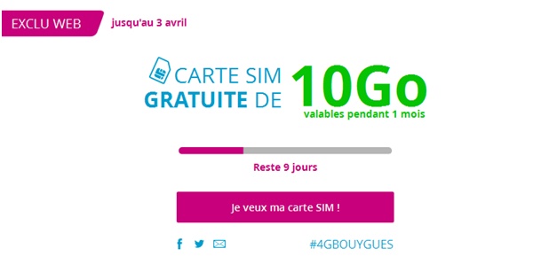 Bouygues Telecom 10Go