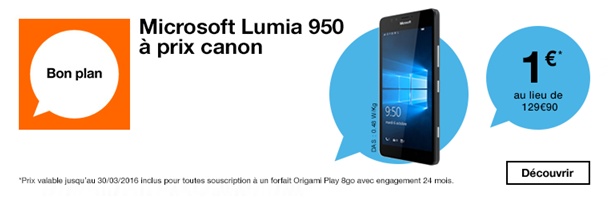 Lumia 950 Orange