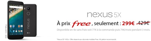 Free Mobile Nexus 5X