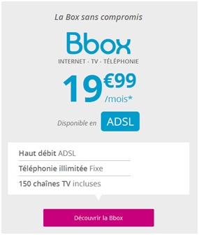 offre Bbox Bouygues Telecom