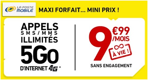 La Poste Mobile illimité