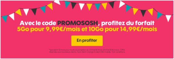 Code PROMOSOSH