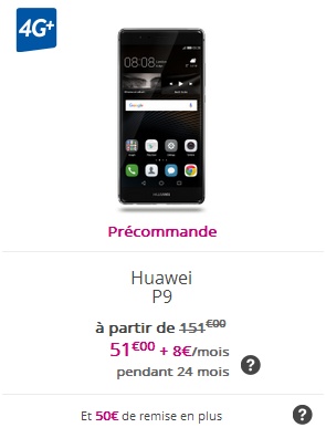 Huawei P9 Bouygues Telecom