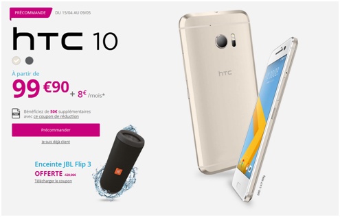 HTC 10 Bouygues Telecom