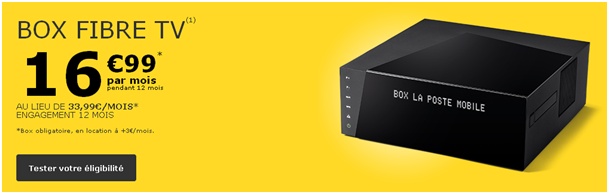 Box Fibre La Poste Mobile